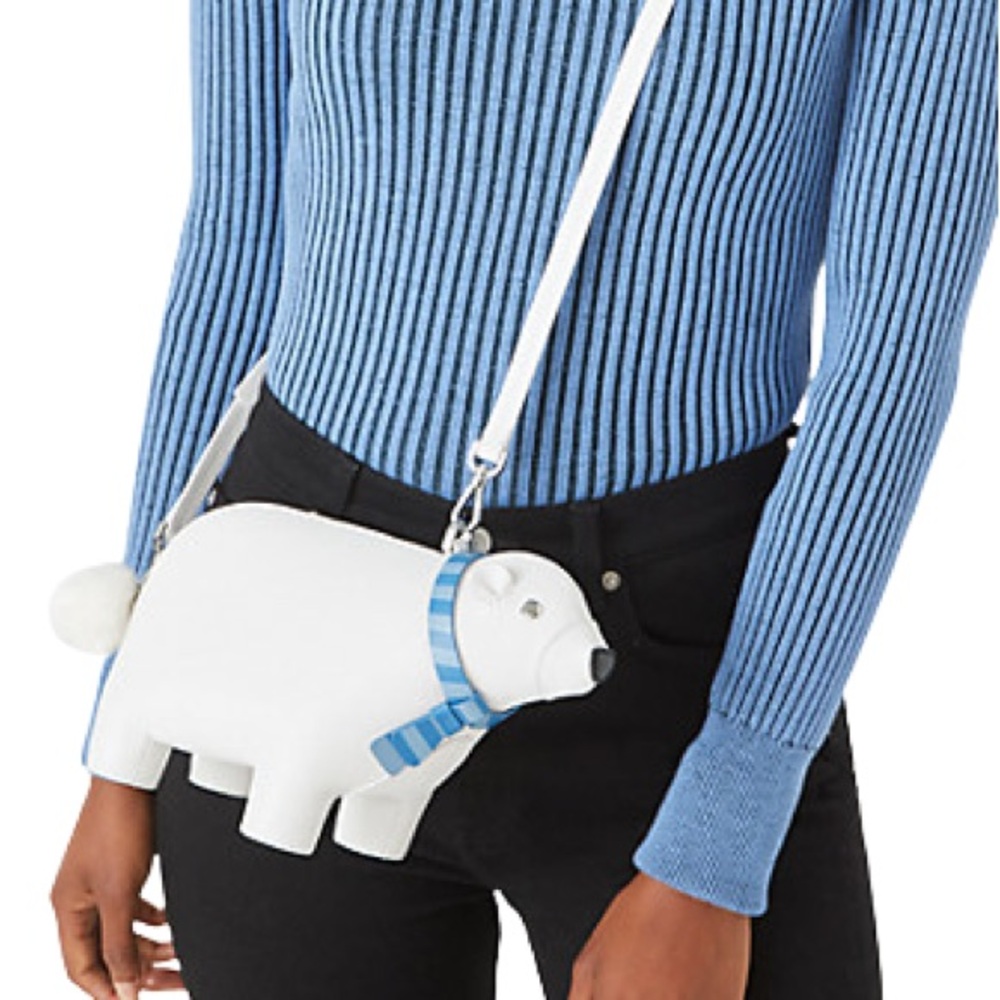 Kate Spade Arctic Friends Polar Bear Crossbody Bag